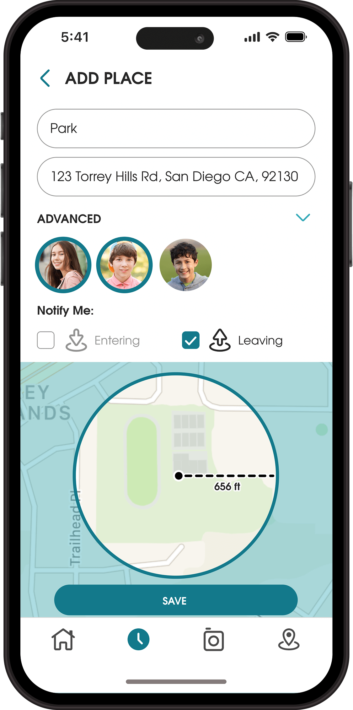 OurPact Family Locator Geofence Alerts